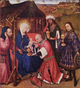 Anbetung der Heiligen Drei Konige by Jacques Daret