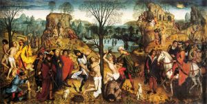 Martyrdom of SS Crispin and Crispinian by Aert van den Bossche