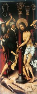 Flagellation of Christ. by Sigmund Holbein