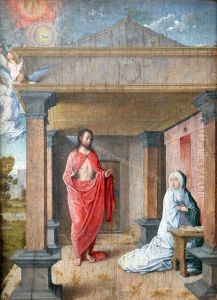 Christ Appears to Mary by Juan De Flandes