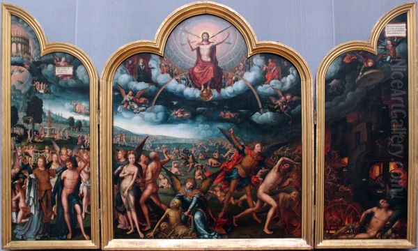 Triptychon mit dem Jungsten Gericht - view 1