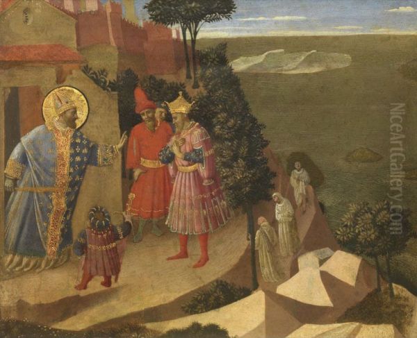 Saint Romuald Forbidding Entry to the Monastery to Emperor Otton III - view 1