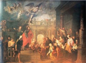 Christ Healing the Sick People Lying near the Pool of Bethesda by Theodoor Boeyermans