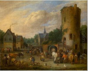 Village Scene Village Scene