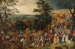 Kruisdraging by Pieter Brueghel the Younger