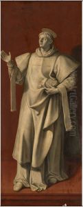 De H. Stefanus (Altaar van het bontwerkersambacht) by Maerten De Vos