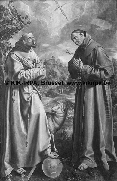 De heiligen Franciscus van Assisi en Didacus van Alcala - view 1