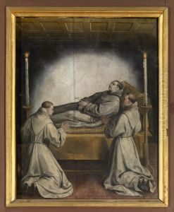 Dood van de heilige Didacus by Maerten De Vos