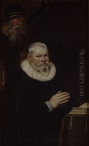 Willem van Meerbeeck met de heilige Wilhelmus van Aquitanie Willem van Meerbeeck met de heilige Wilhelmus van Aquitanie