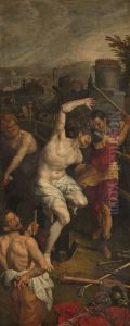 The Martyrdom of Saint Sebastian of Rome by Ambrosius Francken I