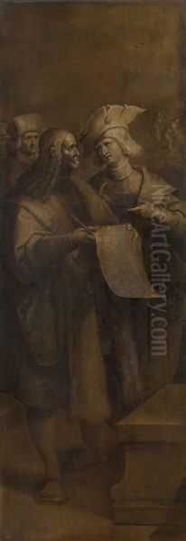 The Four Crowned at work - view 1