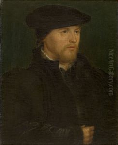 Portret van een man by Hans Holbein the Younger