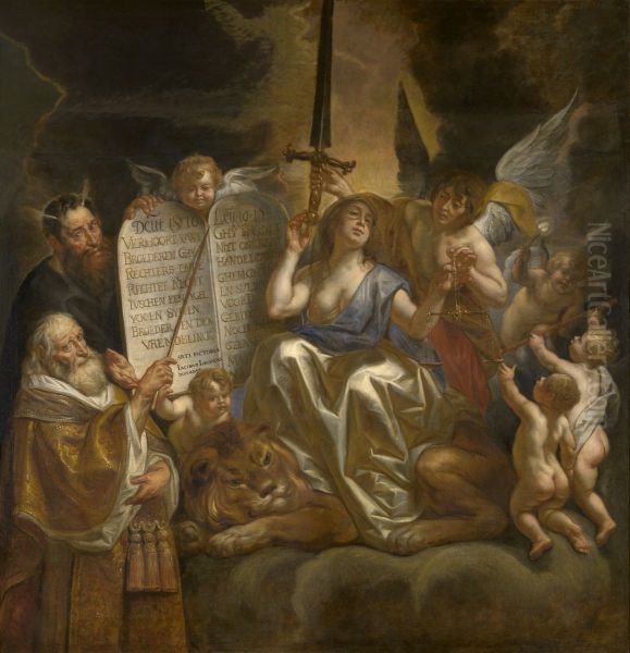 Human Law Founded on the Divine Justice - view 1