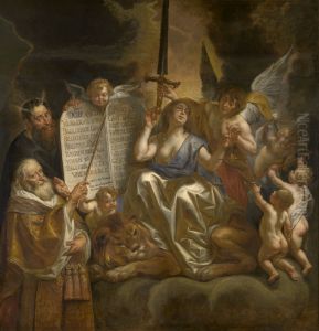 Human Law Founded on the Divine Justice by Jacob Jordaens