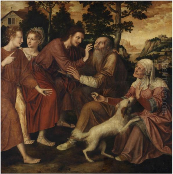 The healing of Tobit - view 1