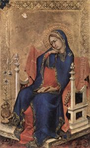 Maria der Verkundigung by Simone Martini