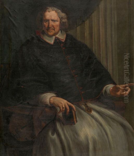Portrait of Aubertus van Eede, bishop of Antwerp - view 1