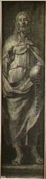 Christ holding the globe - view 1