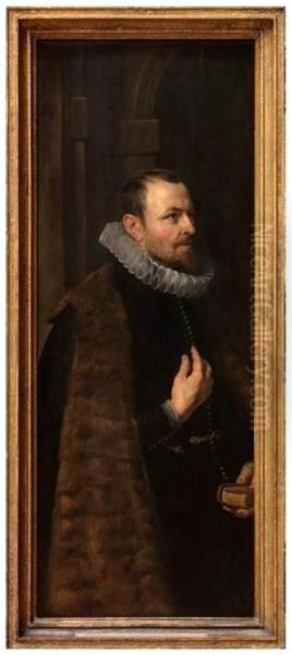 Portrait of Nicolas Rockox (1560-1640), burgomaster of Antwerp, husband of  Adriana Perez. - view 1