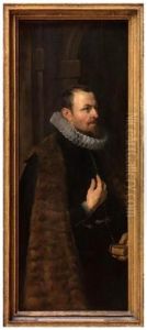 Portrait of Nicolas Rockox (1560-1640), burgomaster of Antwerp, husband of  Adriana Perez.