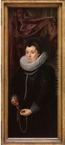 Portrait of Adriana Perez., wife to burgomaster Nicolas Rockox of Antwerp by (studio of) Rubens, Peter Paul