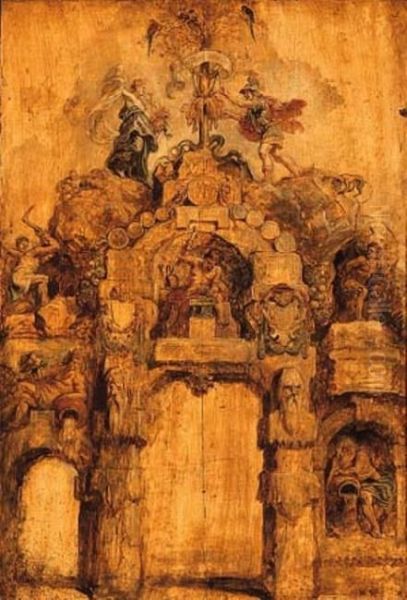 the rear face (Pompa Introitus Ferdinandi) - view 1