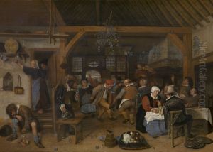 Huwelijksfeest by Jan Steen