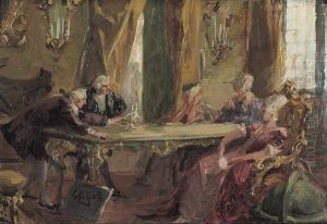Scena Settecentesca by Giuseppe Cassioli