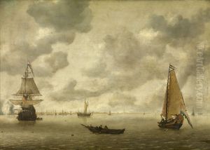 Hollandse driemaster lost saluutschot