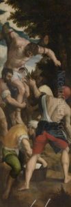 Episode from the martyrdom of St George by Michiel Coxie