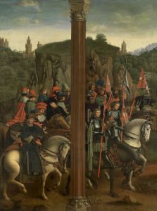 De ridders van Christus en De rechtvaardige rechters by Jan Van Eyck