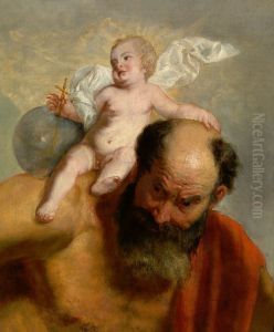Saint Christopher by Pieter van Lint