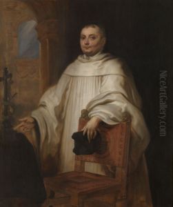 Benedictus van Thulden, prieur de l'abbe de Saint-Bernard by Theodoor van Thulden