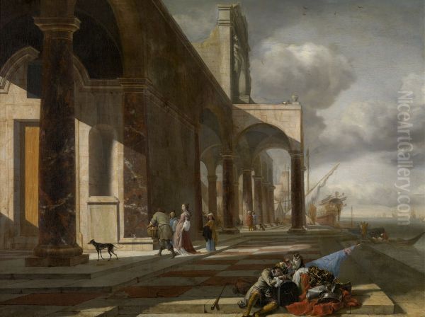Een Italiaanse zeehaven - view 1