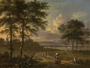 Landschap by Jan Wijnants