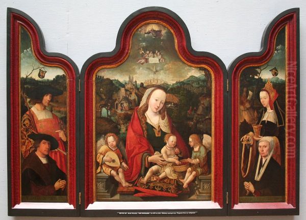 Triptych of Pompeius Occo and his Wife Gerbrich Claesdr. - view 1