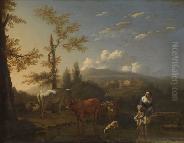 Italiaans landschap - view 1
