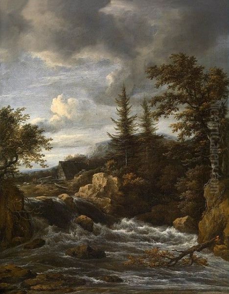 Waterfall in Norway - view 1