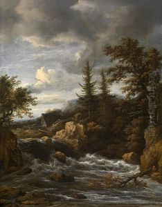 Waterfall in Norway by Jacob Van Ruisdael