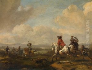 The Hare Hunt by Philips Wouwerman