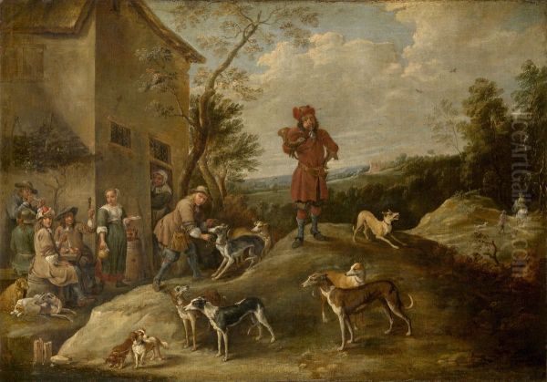 Resting hunters - view 1