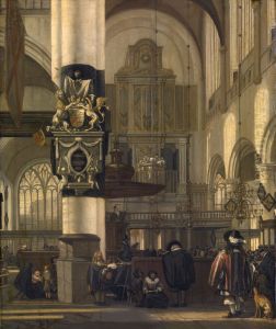 Interior of a protestant church