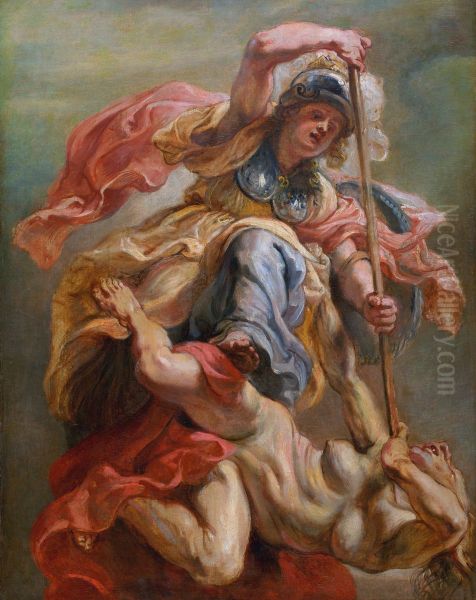 Minerva overcoming Ignorance - view 1