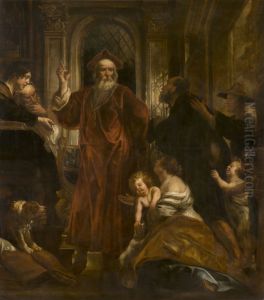 Saint Ivo of Brittany by Jacob Jordaens
