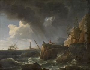 Seascape by Joseph Vernet
