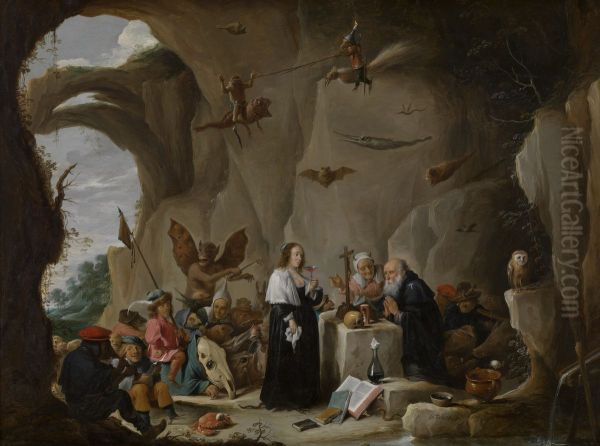 De verzoeking van de heilige Antonius - view 1