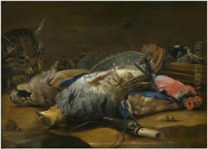 Cat and dead fowl Cat and dead fowl