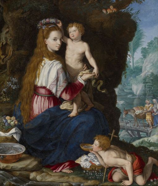 Madonna en de kleine Johannes de Doper - view 1