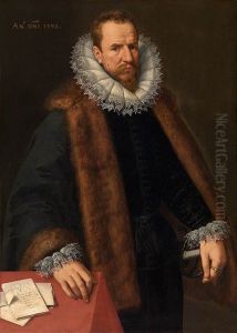 Portrait of Nicolas de Hellincx by Frans Pourbus the younger