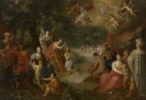 Doopsel van Christus by Jan Van Balen